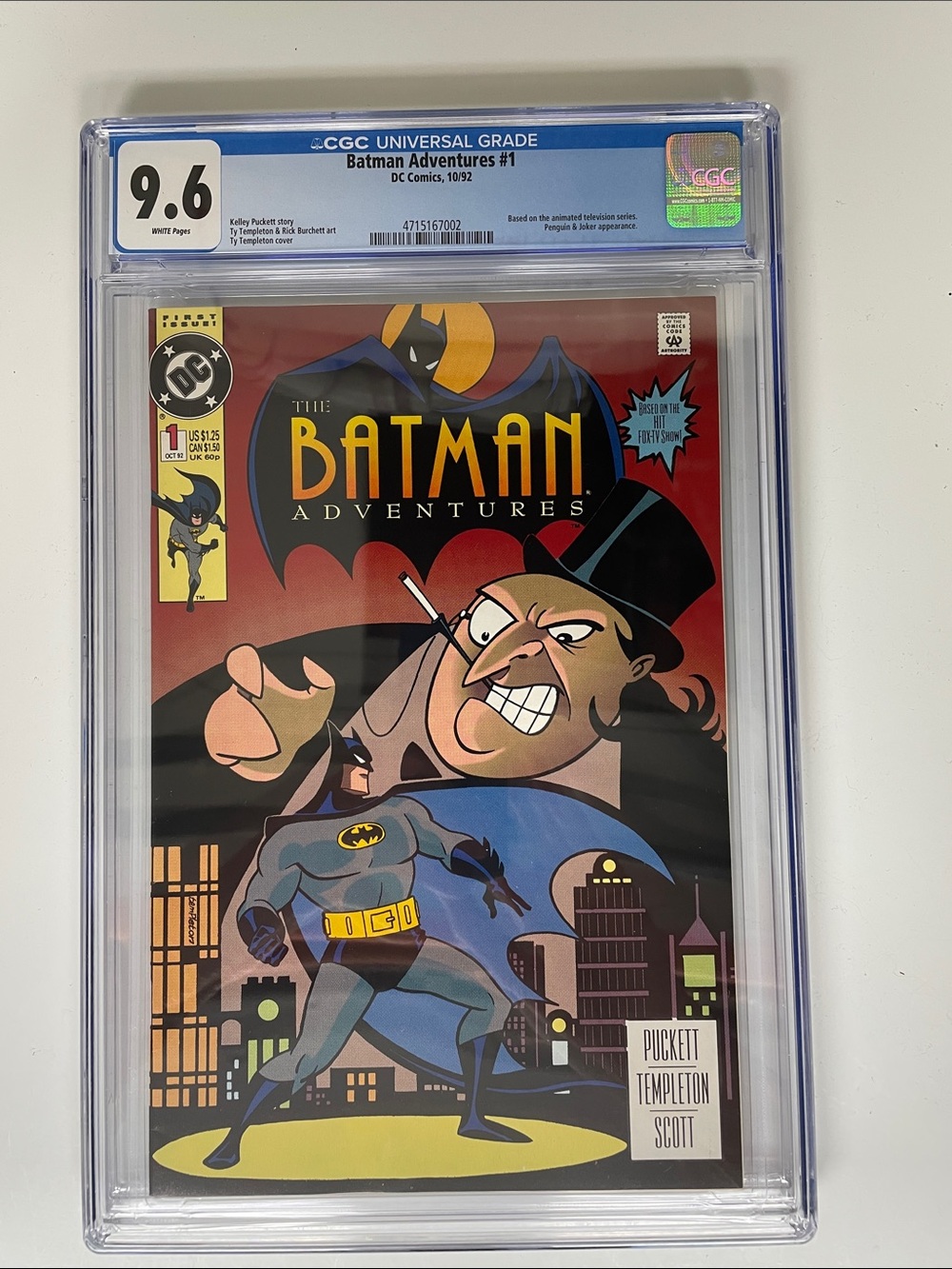 Batman Adventures 1992 issue #1 - CGC 9.6